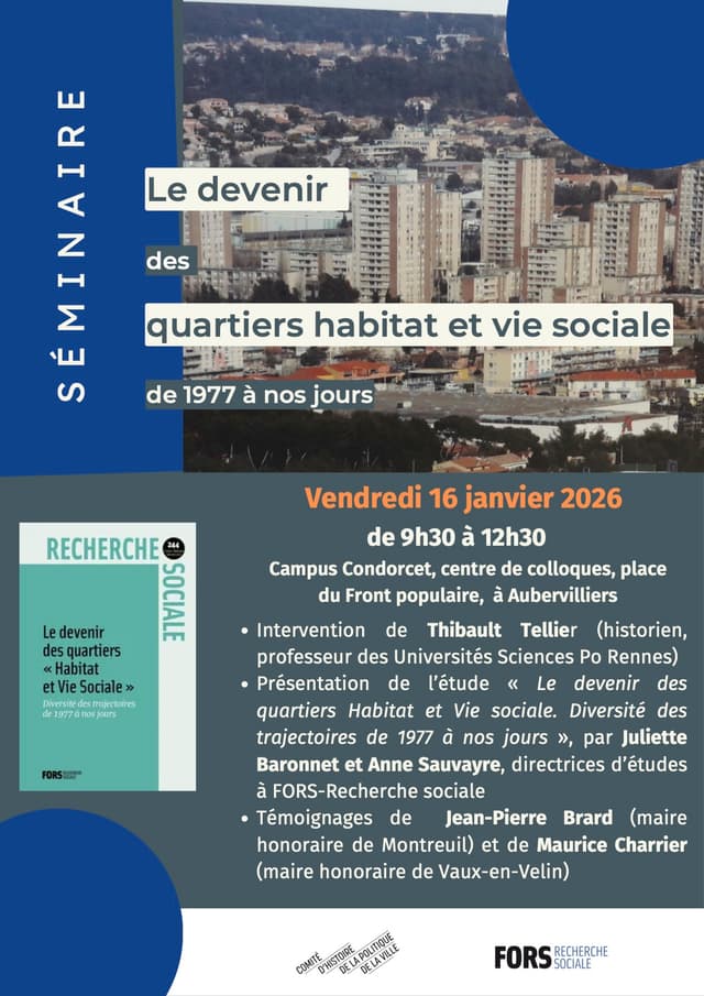 Le devenir des quartiers HVS (de 1977 à nos jours)